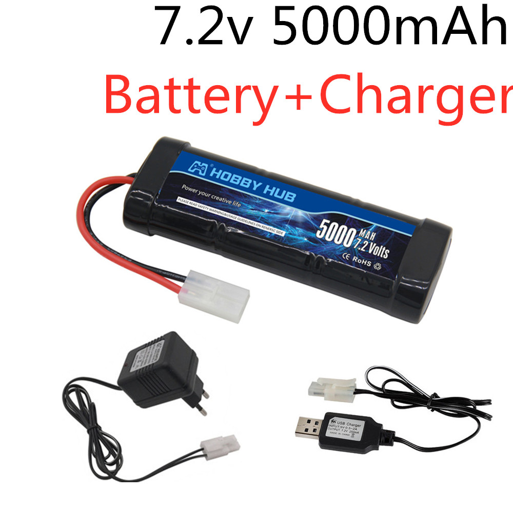 Rc Hobby & Maskinservice I Eskilstuna - 7.2V 5000mAh Ni-Mh-batterij met Tamiya-stekker met