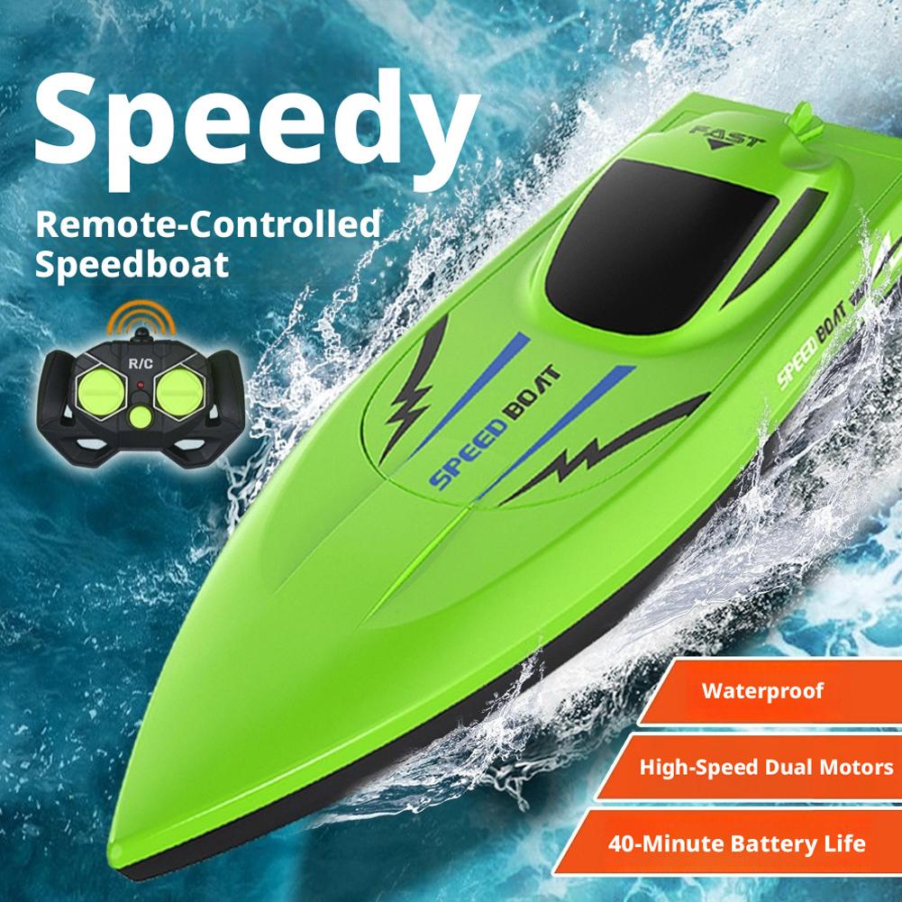 Rc Hobby Grade Boat - Snelle dubbele motor RC boot, waterdicht,