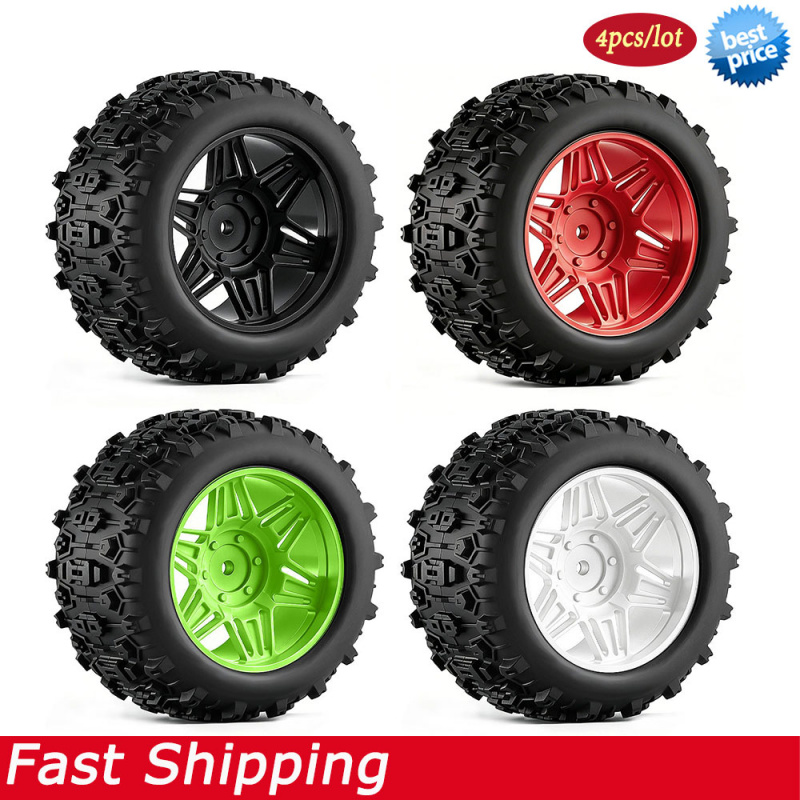 Rc Truck Monster - 4PCS RC Monster Truck Wielen Banden
