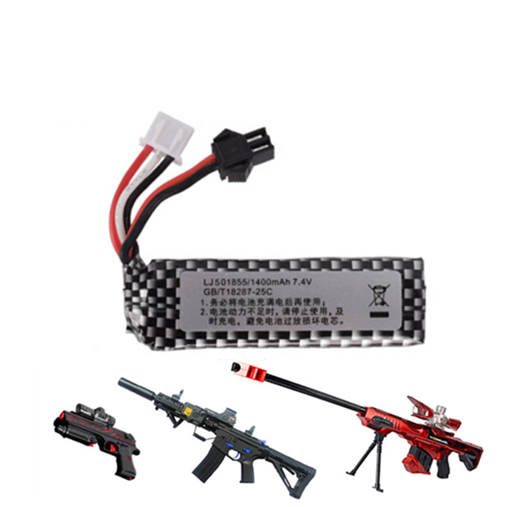 Rc Hobby & Maskinservice I Eskilstuna - 7.4V 1400Mah 25C 501855 Lipo Batterij