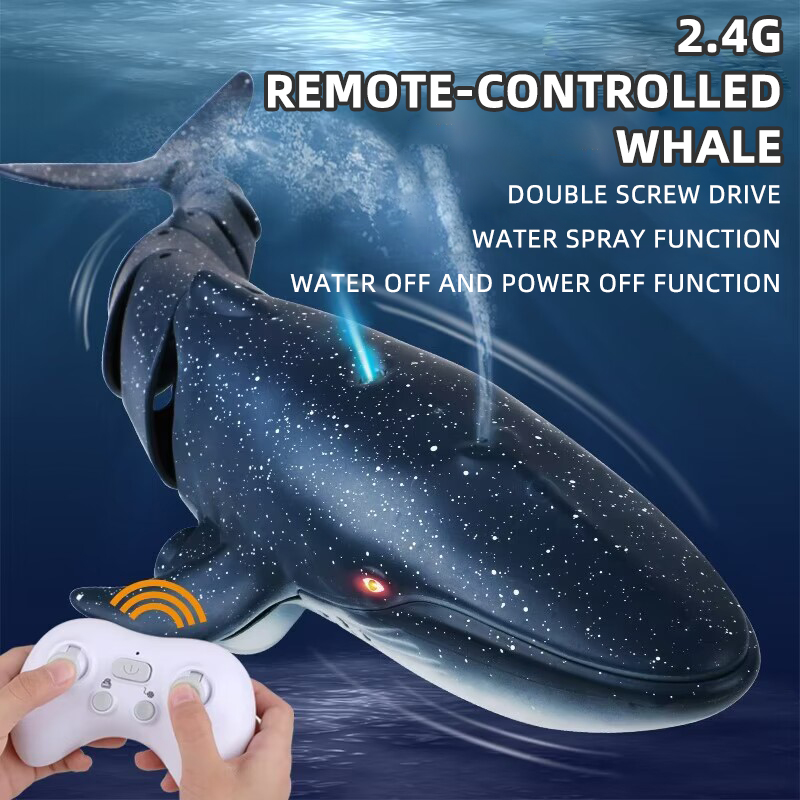 Rc Hobby Grade Boat - Afgelegen Haai Speelgoed Afstandsbediening Walvis Haai