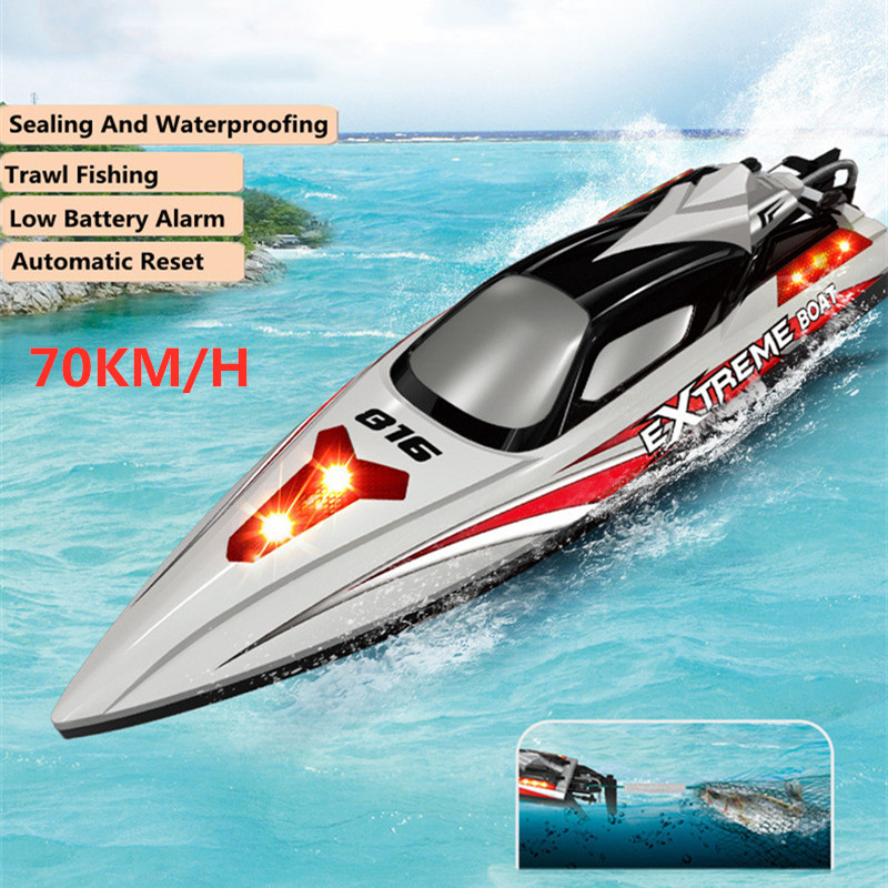 Rc Hobby Grade Boat - 70KM/H Hoge Snelheid Afstandsbediening Boot RC