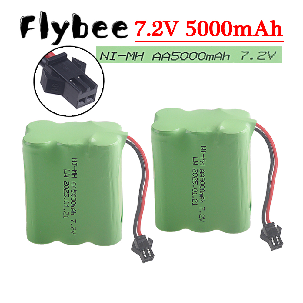(SM-2P-stekker) 7,2 V 5000 mah - Rc Hobby & Maskinservice I Eskilstuna recensie en prijs