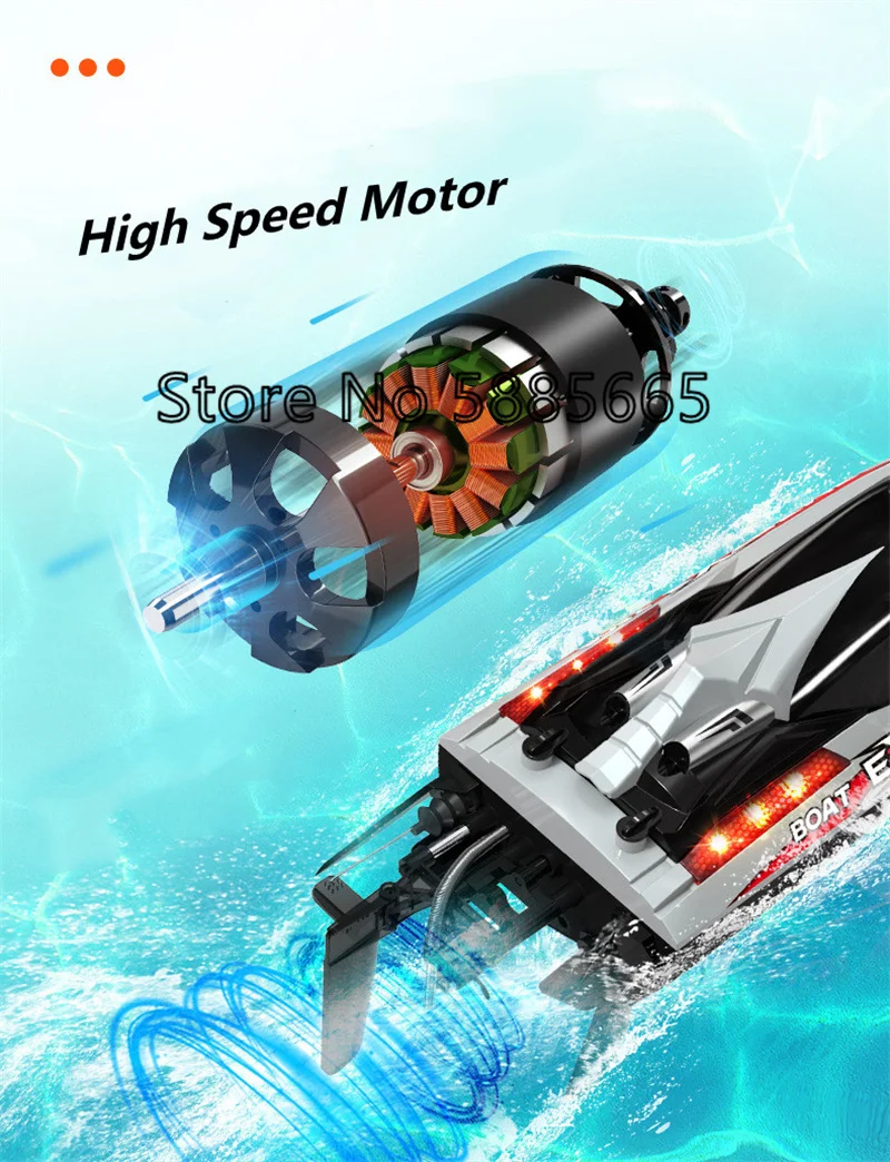 70KM/H Hoge Snelheid Afstandsb - Rc Hobby Grade Boat recensie en prijs
